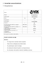 Preview for 165 page of VOX electronics ETR6025WG User Manual