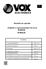 Предварительный просмотр 78 страницы VOX electronics FD458BLE Operating Instructions Manual