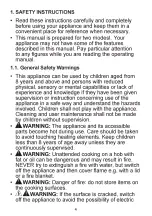 Предварительный просмотр 5 страницы VOX electronics GHT631 XL Operating Instructions Manual