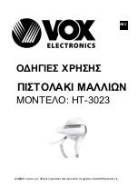 Preview for 30 page of VOX electronics HT 3023 Operating Instructions Manual