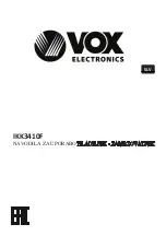 Предварительный просмотр 69 страницы VOX electronics IKK3410F Operating Instructions Manual