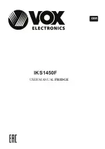 Предварительный просмотр 2 страницы VOX electronics IKS1450F User Manual