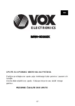 Предварительный просмотр 87 страницы VOX electronics IMWH-GD202IX Operating Instructions Manual