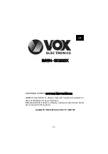 Предварительный просмотр 131 страницы VOX electronics IMWH-GD202IX Operating Instructions Manual