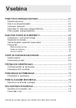 Предварительный просмотр 62 страницы VOX electronics INF-3400 Operating Instructions Manual