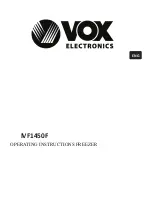 Предварительный просмотр 3 страницы VOX electronics IVF 1450 Operating Instructions Manual