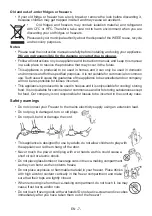 Предварительный просмотр 8 страницы VOX electronics IVF 1450 Operating Instructions Manual