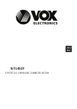 Предварительный просмотр 80 страницы VOX electronics IVF 1450 Operating Instructions Manual