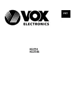 Предварительный просмотр 82 страницы VOX electronics KG-2730 Operating Instructions Manual