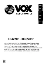 VOX electronics KK3220F Operating Instructions Manual предпросмотр