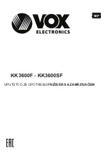 Предварительный просмотр 25 страницы VOX electronics KK3600F User Manual