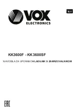 Предварительный просмотр 49 страницы VOX electronics KK3600F User Manual