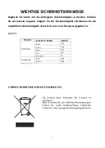 Предварительный просмотр 22 страницы VOX electronics KR - 5401 IM Operating Instructions Manual