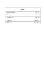 Preview for 3 page of VOX electronics KS-1461 Operating Instructions Manual