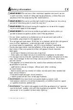 Preview for 5 page of VOX electronics KS-1461 Operating Instructions Manual