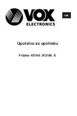 Preview for 17 page of VOX electronics KS-1461 Operating Instructions Manual