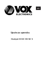 Preview for 48 page of VOX electronics KS-1461 Operating Instructions Manual