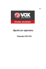 Предварительный просмотр 19 страницы VOX electronics KS1510 User Manual