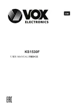 Предварительный просмотр 2 страницы VOX electronics KS1530F User Manual