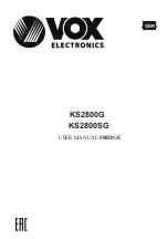 Предварительный просмотр 2 страницы VOX electronics KS2800G User Manual