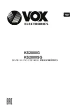 Предварительный просмотр 94 страницы VOX electronics KS2800G User Manual