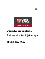 Preview for 4 page of VOX electronics KW 05-A User Manual