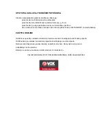 Preview for 7 page of VOX electronics KW 05-A User Manual