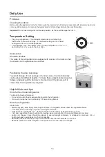 Предварительный просмотр 13 страницы VOX electronics LARDER KS-1210 Operating Instructions Manual