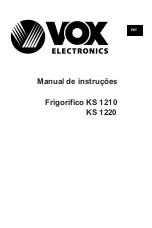 Предварительный просмотр 78 страницы VOX electronics LARDER KS-1210 Operating Instructions Manual