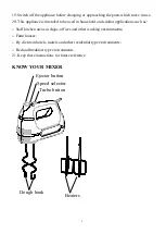 Preview for 4 page of VOX electronics MX-9105 Operating Instructions Manual