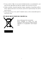 Preview for 7 page of VOX electronics MX-9105 Operating Instructions Manual