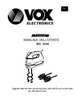 Preview for 8 page of VOX electronics MX-9105 Operating Instructions Manual