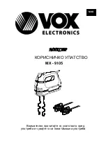 Preview for 73 page of VOX electronics MX-9105 Operating Instructions Manual