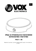 Preview for 42 page of VOX electronics PK611-IM Operating Instructions Manual