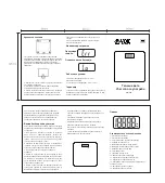 Preview for 13 page of VOX electronics PW-304 Operating Instructions Manual