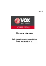 Предварительный просмотр 72 страницы VOX electronics SBS 6025 Operating Instructions Manual