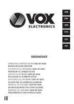 Предварительный просмотр 1 страницы VOX electronics SBS6005IXE Operating Instructions Manual