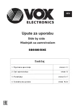 Предварительный просмотр 50 страницы VOX electronics SBS6005IXE Operating Instructions Manual