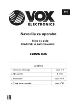 Предварительный просмотр 75 страницы VOX electronics SBS6005IXE Operating Instructions Manual