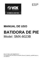 Preview for 14 page of VOX electronics SMX-8023B Operating Instructions Manual