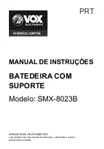 Preview for 20 page of VOX electronics SMX-8023B Operating Instructions Manual