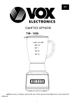 Preview for 53 page of VOX electronics TM-1056 Operating Instructions Manual