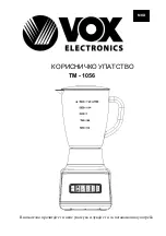 Preview for 81 page of VOX electronics TM-1056 Operating Instructions Manual