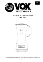 Preview for 9 page of VOX electronics TM-1057 Operating Instructions Manual