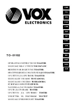 Preview for 1 page of VOX electronics TO-01102 Operating Instructions Manual