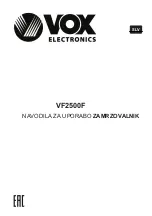 Preview for 34 page of VOX electronics VF 2550F User Manual