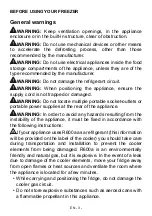 Preview for 3 page of VOX electronics VF 3710 Operating Instructions Manual