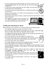 Preview for 7 page of VOX electronics VF 3710 Operating Instructions Manual