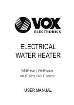 VOX electronics WHF 10021 User Manual preview