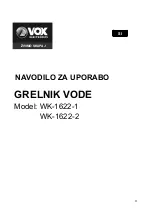 Preview for 11 page of VOX electronics WK-1622-1 Instruction Manual